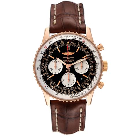 breitling rose gold navitimer|breitling navitimer orologi.